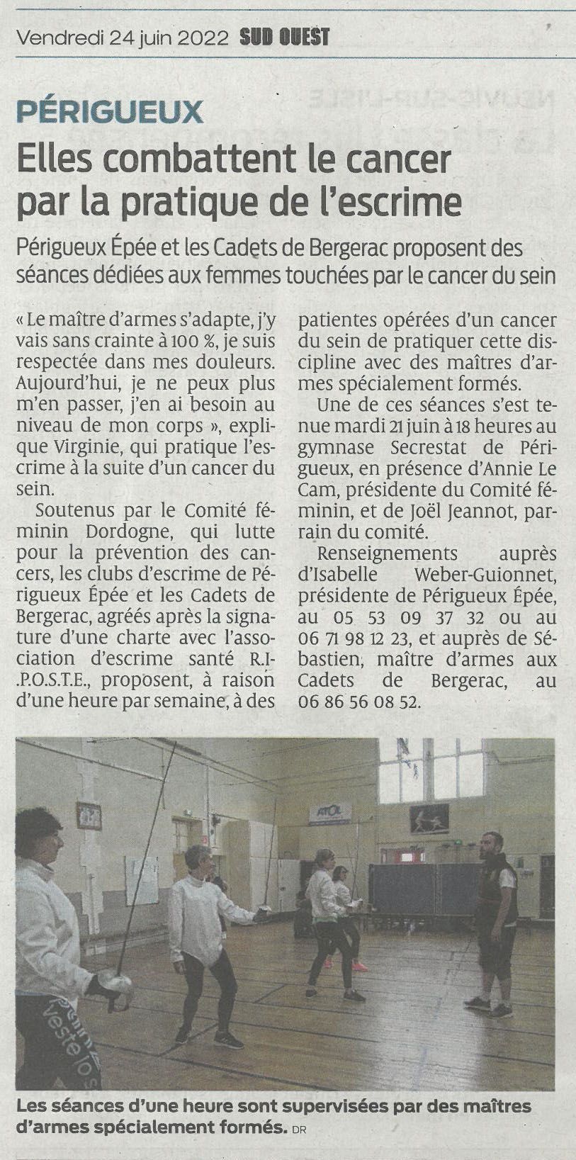 {Comité Féminin Dordogne Cancer} {Prévention et dépistage Cancer Dordogne}